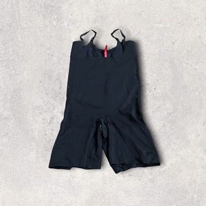 Spanx Power Open Bust Mid Thigh Bodysuit Shapewear NWOT Womens Size Large